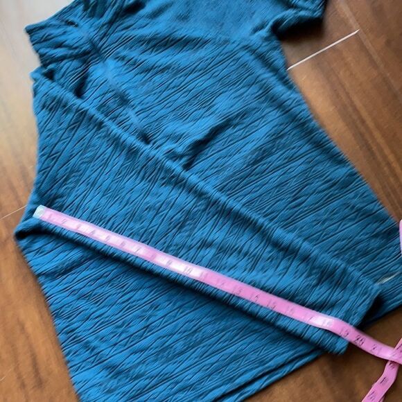 Eddie Bauer | Teal Quarter Zip Pullover Sweater, size M - Picture 15 of 16